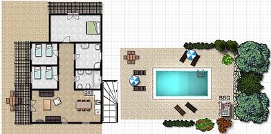 Michalis Large Private Pool Walk to Beach Sea Views A C Wifi Car Not R