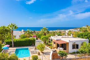 Villa Eleni Large Private Pool Walk to Beach Sea Views A C Wifi Car No