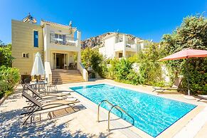 Villa Semeli Large Private Pool Walk to Beach Sea Views A C Wifi Car N
