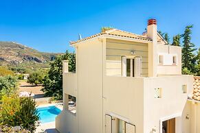 Villa Semeli Large Private Pool Walk to Beach Sea Views A C Wifi Car N