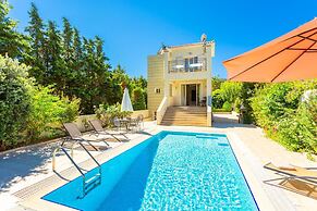 Villa Semeli Large Private Pool Walk to Beach Sea Views A C Wifi Car N