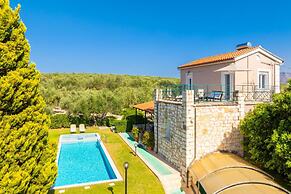 Villa Dimitris Large Private Pool Walk to Beach Sea Views A C Wifi Car