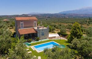 Villa Dimitris Large Private Pool Walk to Beach Sea Views A C Wifi Car