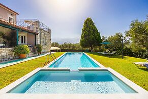 Villa Dimitris Large Private Pool Walk to Beach Sea Views A C Wifi Car