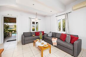 Villa Dimitris Large Private Pool Walk to Beach Sea Views A C Wifi Car