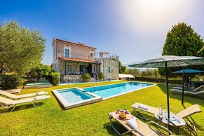 Villa Dimitris Large Private Pool Walk to Beach Sea Views A C Wifi Car