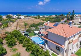 Villa Charianna Large Private Pool Walk to Beach Sea Views A C Wifi Ca