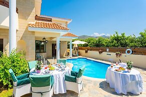 Villa Charianna Large Private Pool Walk to Beach Sea Views A C Wifi Ca
