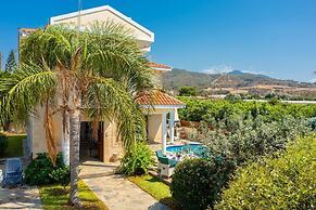 Villa Charianna Large Private Pool Walk to Beach Sea Views A C Wifi Ca
