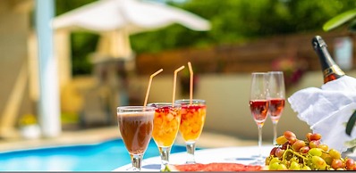 Villa Charianna Large Private Pool Walk to Beach Sea Views A C Wifi Ca