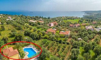 Villa Russa Dionisis Large Private Pool Walk to Beach Sea Views Wifi C