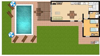 Villa Almira Large Private Pool Walk to Beach Sea Views A C Wifi Car N