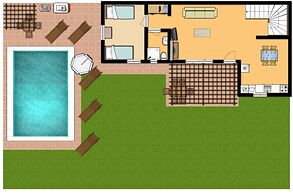 Villa Liakada Large Private Pool Walk to Beach Sea Views A C Wifi Car 