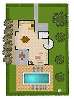 Villa Iliada Large Private Pool Walk to Beach A C Wifi Car Not Require