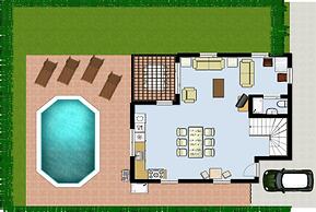 Argaka Sun Villa Thio Large Private Pool Walk to Beach Sea Views A C W