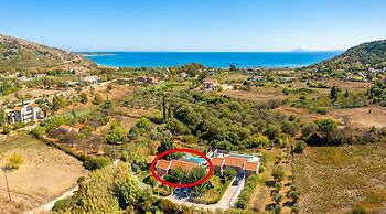 Villa Cherry Large Private Pool Walk to Beach Sea Views A C Wifi Car N