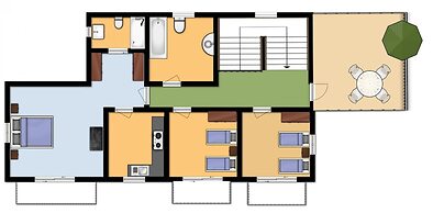 Villa Rose Large Private Pool Walk to Beach Sea Views A C Wifi - 2184