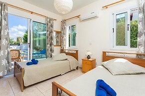 Villa Zenon Large Private Pool Walk to Beach Sea Views A C Wifi Car No