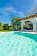 Sun Beach Villa Tria Large Private Pool Walk to Beach A C Wifi Car Not