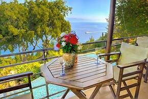 Villa Nefeli Large Private Pool Walk to Beach Sea Views A C Wifi Car N