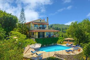 Villa Nefeli Large Private Pool Walk to Beach Sea Views A C Wifi Car N