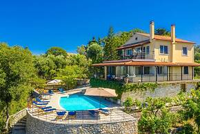 Villa Nefeli Large Private Pool Walk to Beach Sea Views A C Wifi Car N