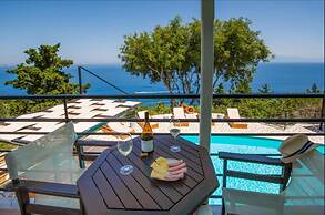 Villa Nefeli Large Private Pool Walk to Beach Sea Views A C Wifi Car N