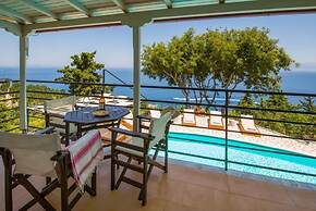 Villa Nefeli Large Private Pool Walk to Beach Sea Views A C Wifi Car N