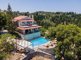 Villa Nefeli Large Private Pool Walk to Beach Sea Views A C Wifi Car N