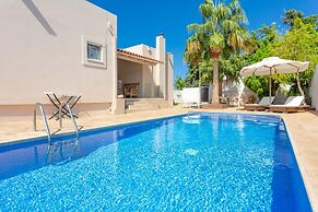 Villa Thetis Large Private Pool Walk to Beach Sea Views A C Wifi Car N