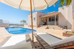 Villa Thetis Large Private Pool Walk to Beach Sea Views A C Wifi Car N