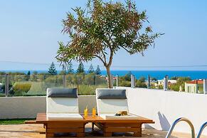 Villa Thetis Large Private Pool Walk to Beach Sea Views A C Wifi Car N