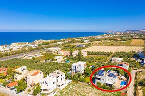 Villa Thetis Large Private Pool Walk to Beach Sea Views A C Wifi Car N