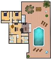 Villa Thetis Large Private Pool Walk to Beach Sea Views A C Wifi Car N