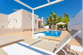 Villa Thetis Large Private Pool Walk to Beach Sea Views A C Wifi Car N