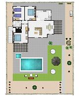 Villa Thalassa Large Private Pool Walk to Beach A C Wifi Car Not Requi