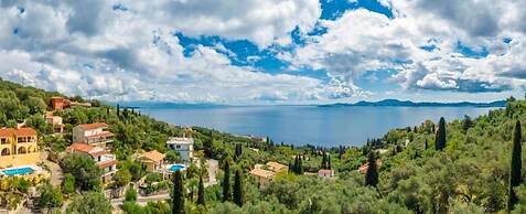 Villa Katerina Large Private Pool Walk to Beach Sea Views A C Wifi Car