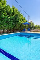 Skala Villa Blue Large Private Pool Walk to Beach Sea Views A C Wifi -