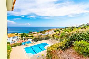 Skala Villa Green Large Private Pool Walk to Beach Sea Views A C Wifi 