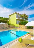 Skala Villa Green Large Private Pool Walk to Beach Sea Views A C Wifi 