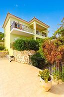 Skala Villa Green Large Private Pool Walk to Beach Sea Views A C Wifi 