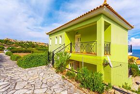 Skala Villa Green Large Private Pool Walk to Beach Sea Views A C Wifi 