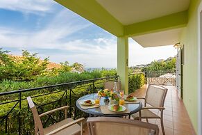 Skala Villa Green Large Private Pool Walk to Beach Sea Views A C Wifi 