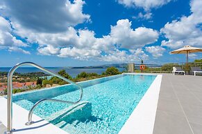 Villa Lassi Fos Large Private Pool Walk to Beach Sea Views A C Wifi - 