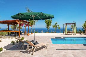 Villa Paradiso Sunset Private Pool Walk to Beach Sea Views A C Wifi - 