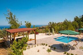 Villa Paradiso Sunset Private Pool Walk to Beach Sea Views A C Wifi - 