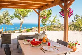 Villa Paradiso Sunset Private Pool Walk to Beach Sea Views A C Wifi - 