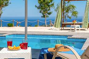 Villa Paradiso Sunset Private Pool Walk to Beach Sea Views A C Wifi - 