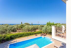 Villa Eufrosini Large Private Pool Walk to Beach Sea Views A C Wifi Ca