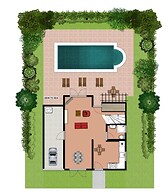 Villa Eufrosini Large Private Pool Walk to Beach Sea Views A C Wifi Ca